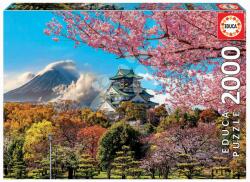 Educa Puzzle Castillo De Osaka in Japan Educa 2000 piese și lipici Fix de la 11 ani (EDU19276) Puzzle