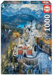 Educa Puzzle Neuschwanstein Castle Educa 1000 piese și lipici Fix de la 11 ani (EDU19261)