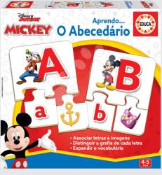 Educa Puzzle Literele alfabetului Mickey Educa 78 piese în portugheză de la 4 ani EDU19373 (EDU19373) Joc de societate