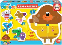 Educa Puzzle Baby Puzzles Hey Duggee Educa 3-4-5-5 piese de la 2 ani EDU19393 (EDU19393)
