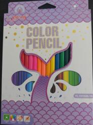 Yalong Stationery színes ceruzakészlet, 18 darabos