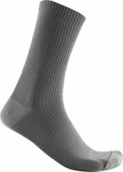 Castelli Bandito Wool 18 Sock Nickel Gray S/M Kerékpáros zoknik