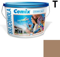 Cemix SiliconOLA szilikon vékonyvakolat, kapart 1, 5 mm 4917 brown 25 kg
