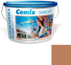 Cemix StrukturOLA Primo diszperziós vékonyvakolat, kapart 1, 5 mm 4967 brown 25 kg