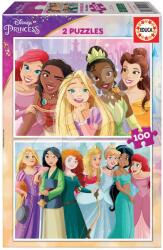 Educa Puzzle Disney Princess Educa 2x100 darabos (19298)
