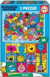 Educa Puzzle Monsieur Madame Educa 2x48 darabos (19402)