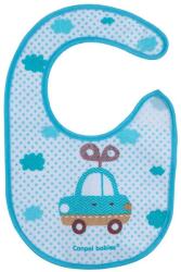 Canpol Babies Toys tépőzáras pamut előke - Kék