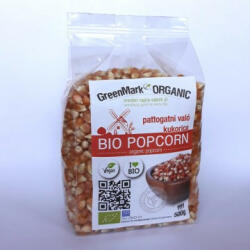 GreenMark Organic Bio pattogtatnivaló kukorica, popcorn 500 g