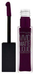 Maybelline Ruj lichid mat Maybelline New York Color Sensational Vivid Matte Liquid, 47 Deepest Plum, 8 ml