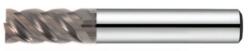 Hansong 12mm Cr0, 1 l26 L80 D12 sarkos 4 élű HPC maró 50HRC-ig, 45°-os élvédelem, változó spirálszög/fogosztás - Hansong