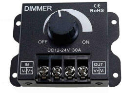 24LED Dimmer LED 1 Canal 30A 12-24V DC