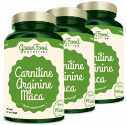 GreenFood Nutrition - Carnitine + Arginine + Maca - Teljesítményfokozó és Energizáló Komplex Férf - greenfoodnutrition - 20 300 Ft