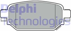 DELPHI set placute frana, frana disc DELPHI LP3393 (LP3393)