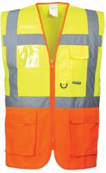 Portwest S376 - Prága vezetői mellény, sárga/narancs (S376YORXL) - munkavedelemzona