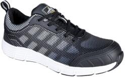 Portwest FT15 - Steelite Tove Trainer védőcipő S1P, fekete/fehér (FT15BKW37) - munkavedelemzona