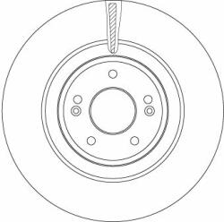 TRW Disc frana TRW DF6572 (DF6572) - automobilus
