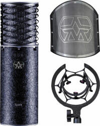 Aston Microphones Aston Spirit Black Bundle mikrofon, pop filter, shock mount csomag (AM 000-F7Z00)