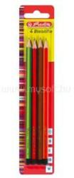 Herlitz H, HB, B, 2B 4db-os ceruza (HERLITZ_08670051) (HERLITZ_08670051)