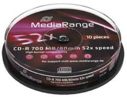 MediaRange CDR 52x CB 700MB MediaR. 10 pieces (MR214) - vexio