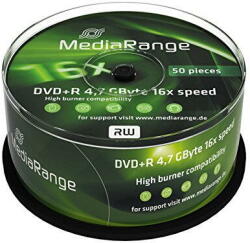 MediaRange DVD+R 16x MC 4, 7GB MediaR. 50 pieces (MR445) - vexio