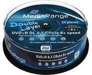 MediaRange DVD+DL 8x CB 8, 5GB MediaR Pr 25 pieces (MR474) - vexio