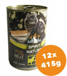 Spirit of Nature Cat konzerv Bárányhússal és nyúlhússal 12x415g
