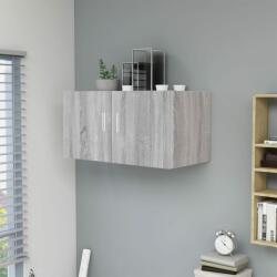 vidaXL Dulap de perete, gri sonoma, 80x39x40 cm, lemn prelucrat (815514) Raft