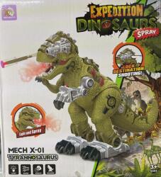  Elemes Expedition Dinosaurus Mech X-01 Tyrannosaurus Dínó mozog, világít No. 3360 - Gyerek játék