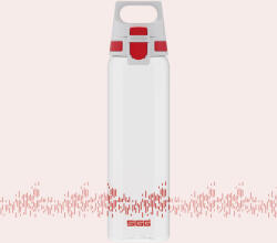SIGG Total Clear ONE My Planet műanyag kulacs - Red 0, 75 l