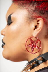 KILLSTAR обеци KILLSTAR - Seeing Red - Алено червено - KSRA006558