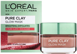 L'Oréal Masca de fata pentru tenul matur L Oreal Paris, Pure Clay cu Alge Rosii, 50 ml