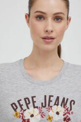 Pepe Jeans t-shirt női, szürke - szürke XS - answear - 10 490 Ft