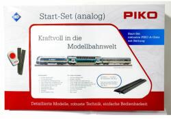 PIKO Piko: 57139 Set starter - Locomotivă diesel ER20 Herkules cu vagoane de pasageri și șine, ALEX (57139)