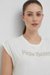 Pepe Jeans pamut póló bézs - bézs XS - answear - 14 990 Ft