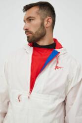 Reebok Classic rövid kabát férfi, bézs, átmeneti, oversize - bézs S