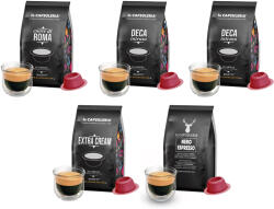La Capsuleria Kit degustare cafea, 50 de capsule compatibile Bialetti, La Capsuleria (KITCB50)