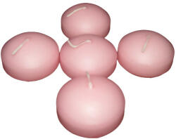 GYD Úszógyertya rózsaszín 5 db/csomag 4, 5 cm X 3, 3 cm