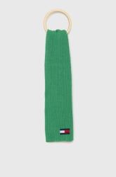 Tommy Hilfiger gyerek sál zöld, sima - zöld Univerzális méret - answear - 10 990 Ft