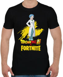 printfashion Bulma - Fortnite - Férfi póló - Fekete (8256518)