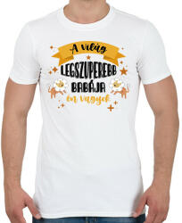 printfashion Legszuperebb baba - Férfi póló - Fehér (8099987)