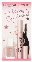 L'Oréal Merry Christmas! set cadou Mascara Lash Paradise 6, 4 ml + lac de unghii Essie Nail Color 13, 5 ml 11 Not Just A Pretty Face W Black