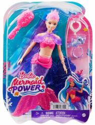 Mattel Papusa Barbie Mermaid Power, Sirena cu accesorii