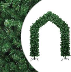 vidaXL Arcadă pom de Crăciun, verde, 270 cm (345092)