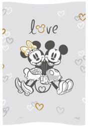 Ceba - COSY 50x70 Disney Minnie&Mickey szürke puha pelenkázó alátét