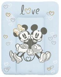 Ceba - Puha pelenkázó szőnyeg komódhoz 50x70 Disney Minnie & Mickey Blue