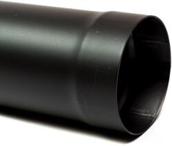  150 kandallócső fekete 50cm vastagfalú (2mm)