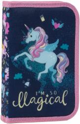 DERFORM Penar școlar echipat Derform Unicorn 13 - Cu 1 fermoar (87778) Penar