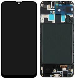 Samsung Galaxy A20 A205F - LCD Kijelző + Érintőüveg + Keret TFT