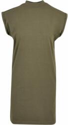 Build Your Brand Lezser pamut ruha állógallérral - Olív | 3XL (BY101-1000324763)