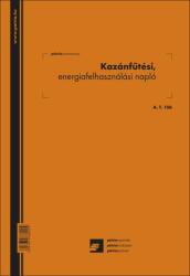 PÁTRIA Kazán fűtési energiafelhasználási napló A/4 álló A. T. 106